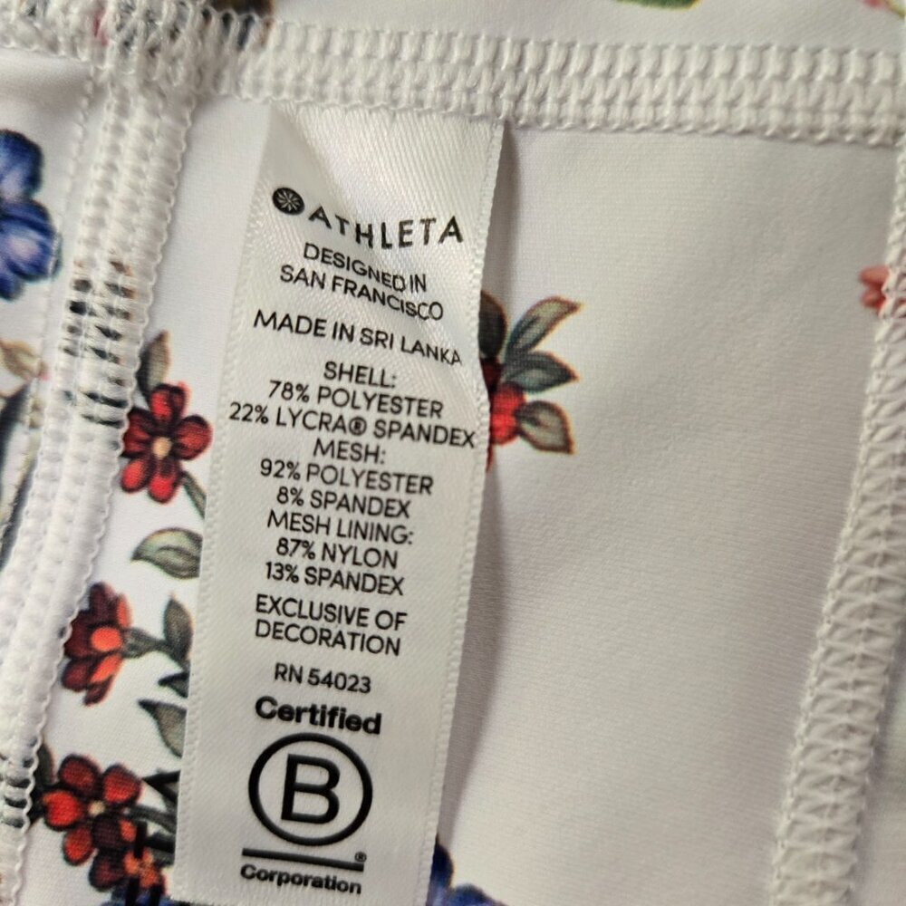 Athleta Contender Blossom 7/8 Tights M - Picture 4 of 5